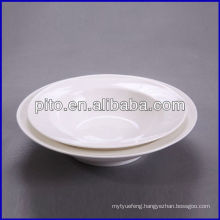 P&T porcelain factory, salad soup plate, round deep plates